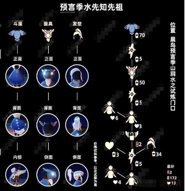 光遇预言季水先知先祖怎么兑换 兑换表一览