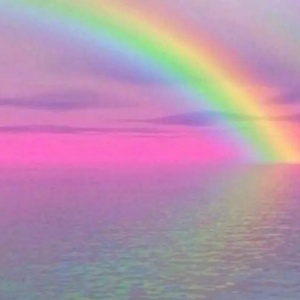 漂亮的彩虹风景微信头像