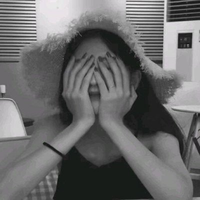 黑白伤感超拽女生头像51-微信头像