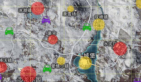维寒迪的豪宅妥妥的中心点位在地图正中心的位置不管圈怎么刷*波都不