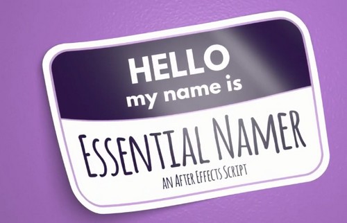 Essential Namer(图形属性参数自动命名AE插件)