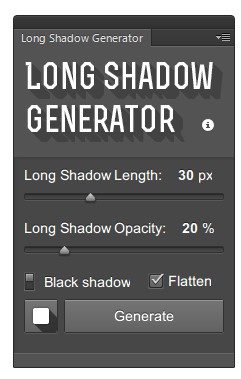 Long Shadow Generator(Ps长阴影制作插件)