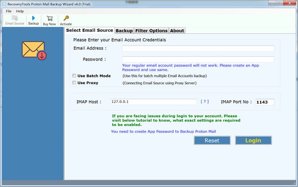 RecoveryTools Proton Mail Backup Wizard(电子邮件备份工具)