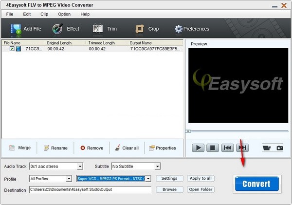 4Easysoft FLV to MPEG Video Converter(FLV转MPEG格式转换工具)