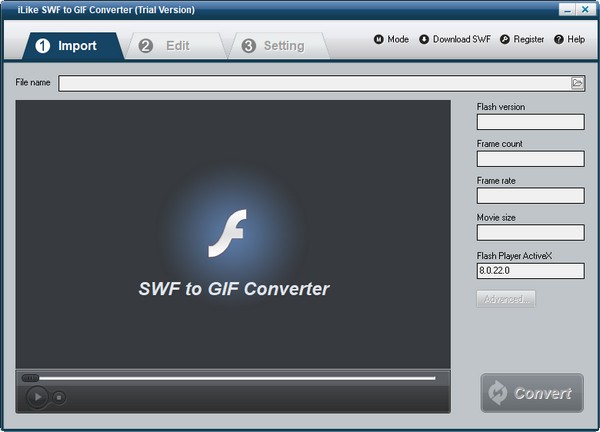 iLike SWF to GIF Converter(SWF转GIF工具)