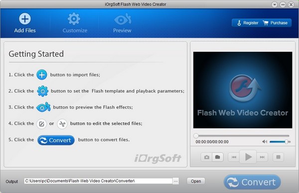 iOrgsoft Flash Web Video Creator(视频格式转换工具)