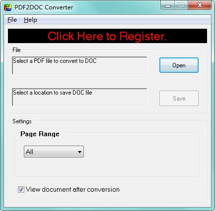 PDF2DOC Converter(PDF转换工具)