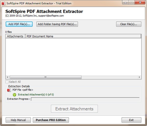 SoftSpire pdf Attachment Extractor