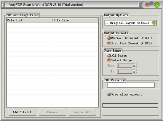 VeryPDF Scan to Word OCR Converter(OCR转换工具)