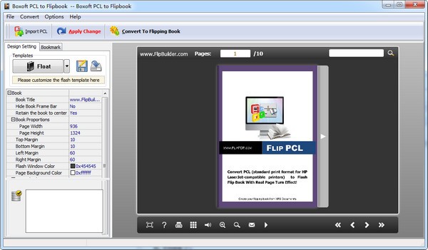 Boxoft PCL to Flipbook(翻页书制作工具)