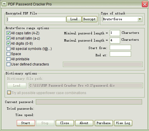 PDF Password Cracker Pro(PDF文件解密工具)