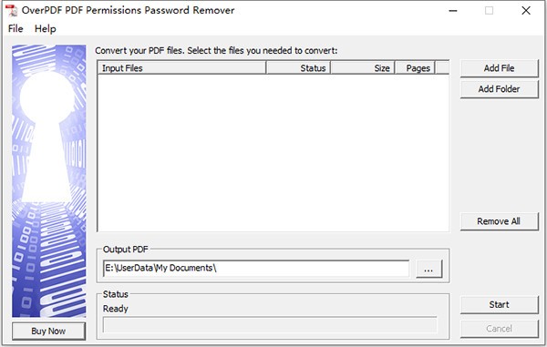 OverPDF PDF Permissions Password Remover(PDF解密工具)