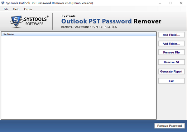 SysTools PST Password Remover(PST密码移除工具)