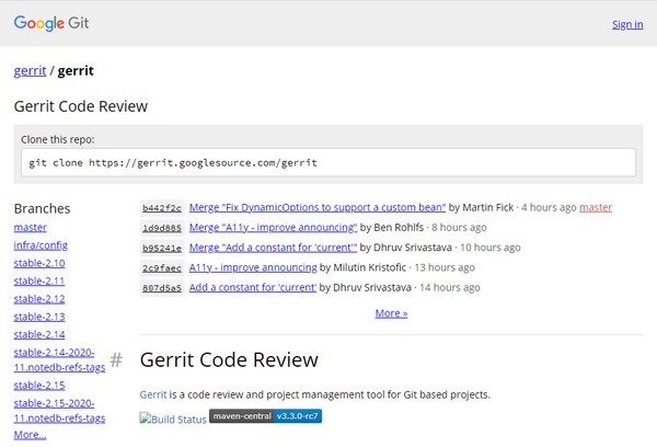 Gerrit(代码审查项目管理工具)