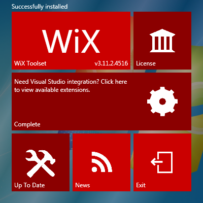WiX Toolset(安装程序打包工具)