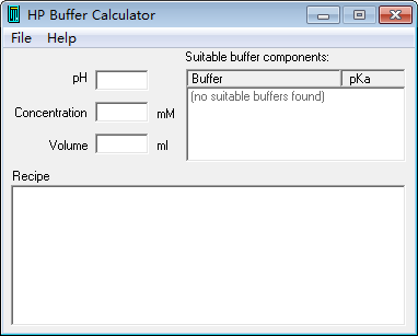 HP Buffer Calculator