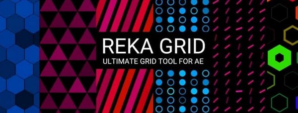 Reka Grid(AE图形矩阵网格排列动画插件)