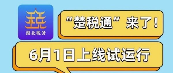 湖北电子税务局app"楚税通"6月1日上线集合136项