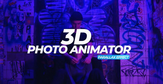 3D Photo Animator(AE放大缩小视差动画预设)