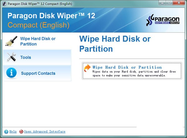 Paragon Disk Wiper(磁盘彻底擦除软件)