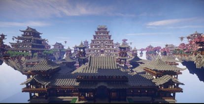 我的世界中国古风建筑图片