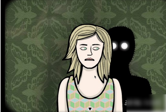 转动后不说话说明是正确的方向,后面会看到小黑出来,继续继续移动到她