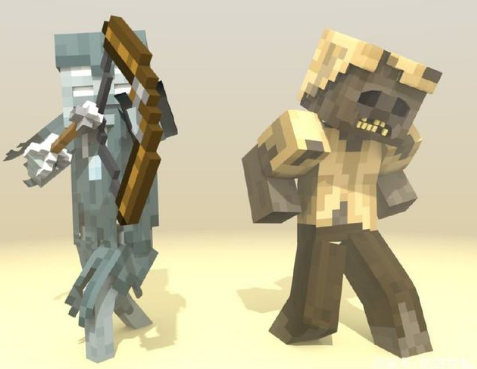 我的世界流髑与尸壳两大变种pk哪个更强