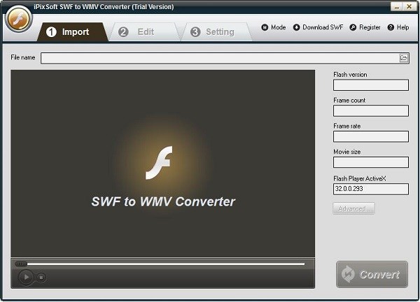 iPixSoft SWF to WMV Converter(SWF转WMV格式工具)