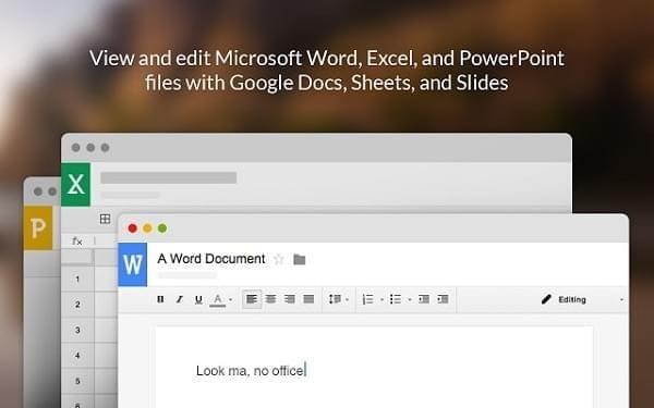 Chrome Office文档表格幻灯片编辑插件