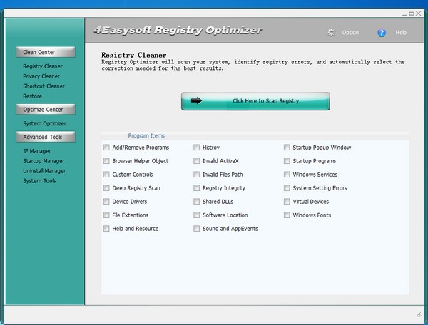 4Easysoft Registry Cleaner(电脑清理工具)
