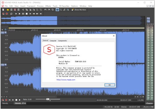 SOUND FORGE Audio Studio(音频处理软件)