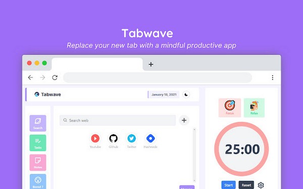 Tabwave Chrome插件