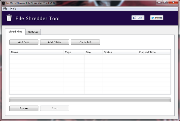 轻量级文件粉碎工具(File Shredder Tool)