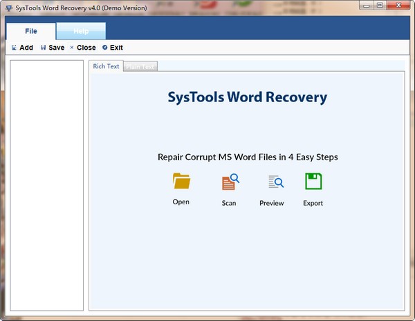SysTools Word Recovery(Word修复软件)