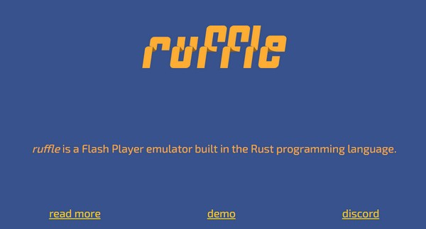 Ruffle(Flash模拟器)