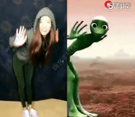 抖音火星人青蛙舞怎么跳？抖音小绿人跳舞视频分享[多图]图片2_嗨客手机站