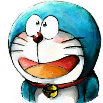 手绘多啦a梦微信图像21_微信头像
