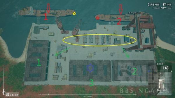 《绝地求生》萨诺东南角的泰坦尼克：DOCKS全方位攻略