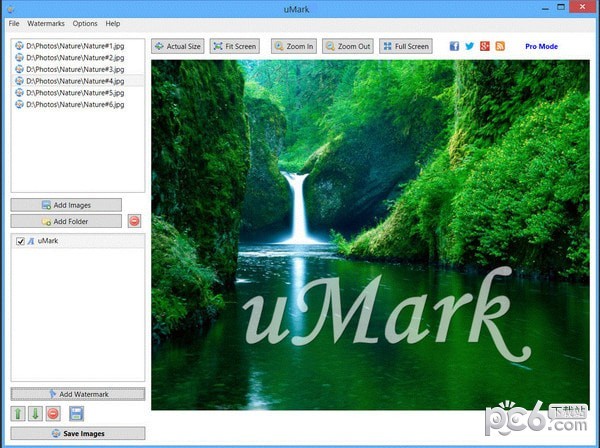 uMark Photo Watermarker(图片加水印软件)