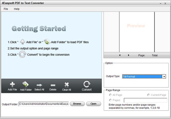4Easysoft PDF to Text Converter(PDF转换器)