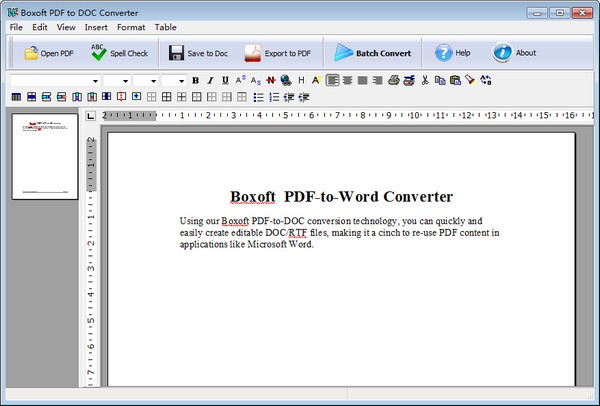 Boxoft PDF to DOC Converter(PDF转DOC软件)