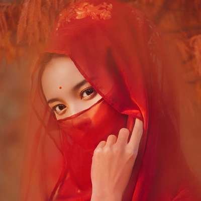 红袖荡漾素绾青丝唯美图像8