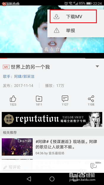 网易云音乐如何下载mv 网易云音乐下载mv教程