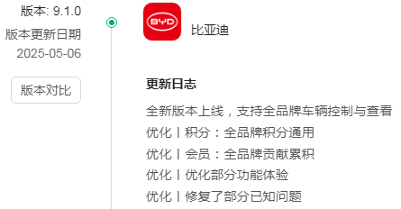 比亚迪App升级9.1.0，全品牌车辆控制与查看功能上线