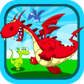 儿童恐龙游戏app icon图