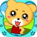 儿童动物拖拖乐app icon图